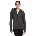 All Sport Ladies' Performance Fleece Full-Zip Hoodie w/ Runner's Thumb